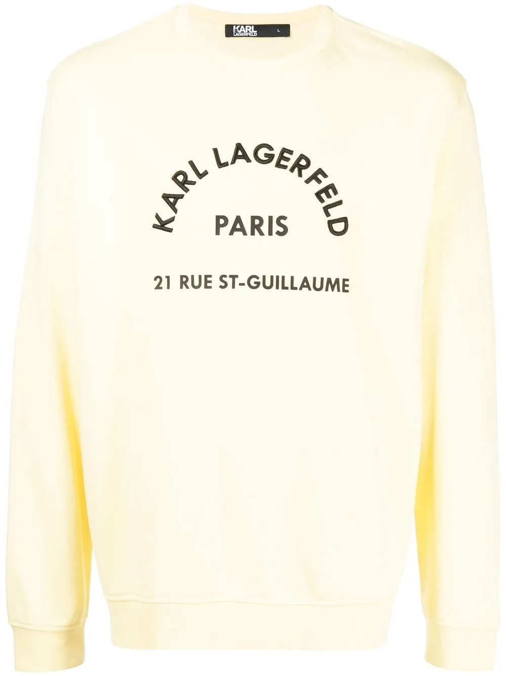 

Karl Lagerfeld sudadera con logo estampado - Amarillo