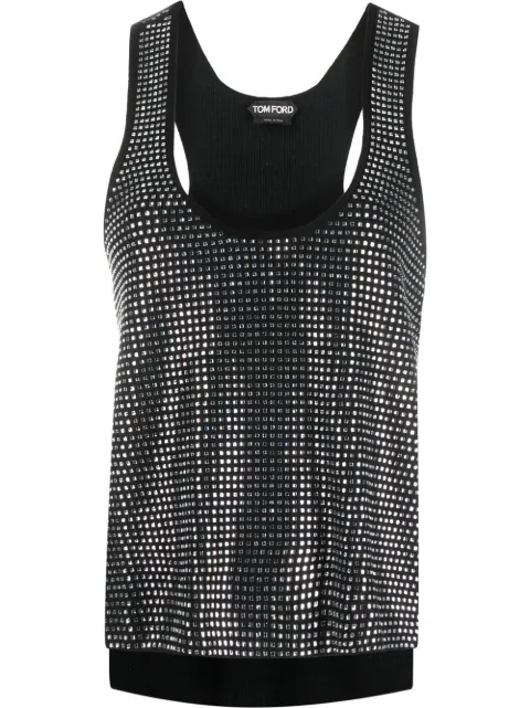 TOM FORD top sin mangas cuadrado
