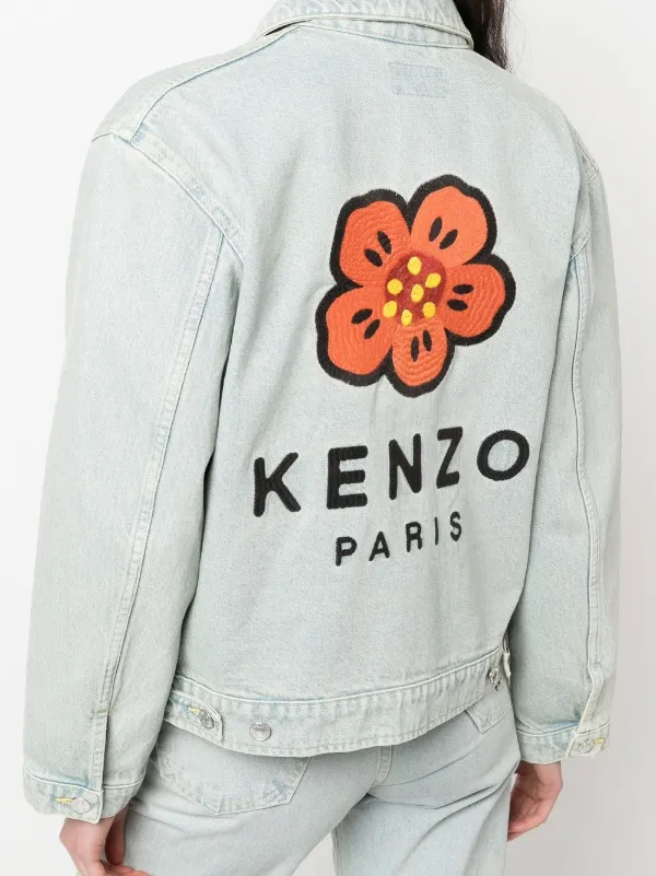 Kenzo x Nigo フローラル デニムジャケット | ブルー | FARFETCH JP