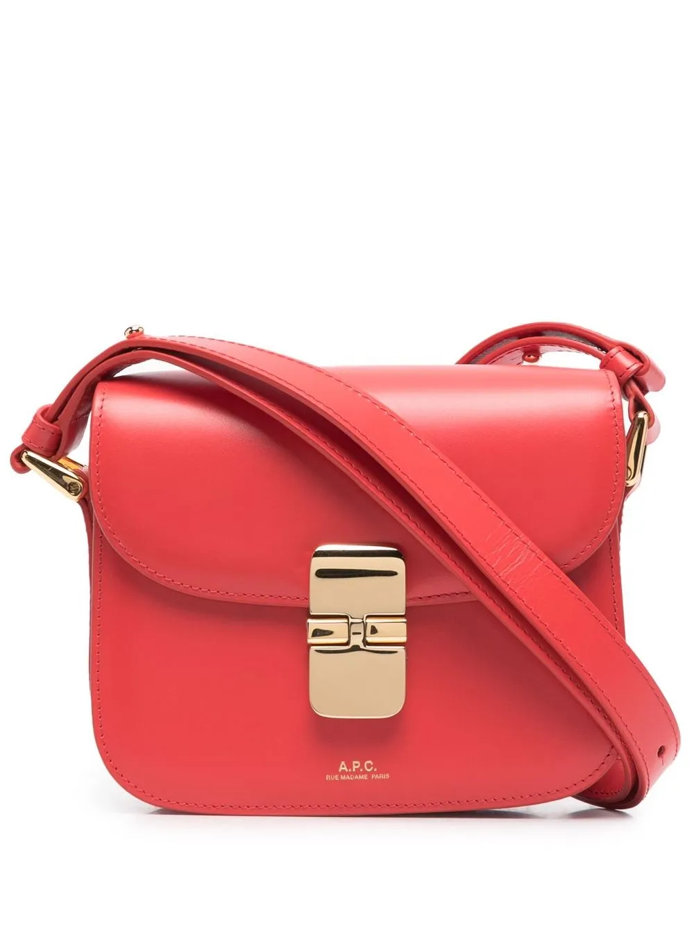 

A.P.C. bolsa crossbody Grace pequeña - Rojo