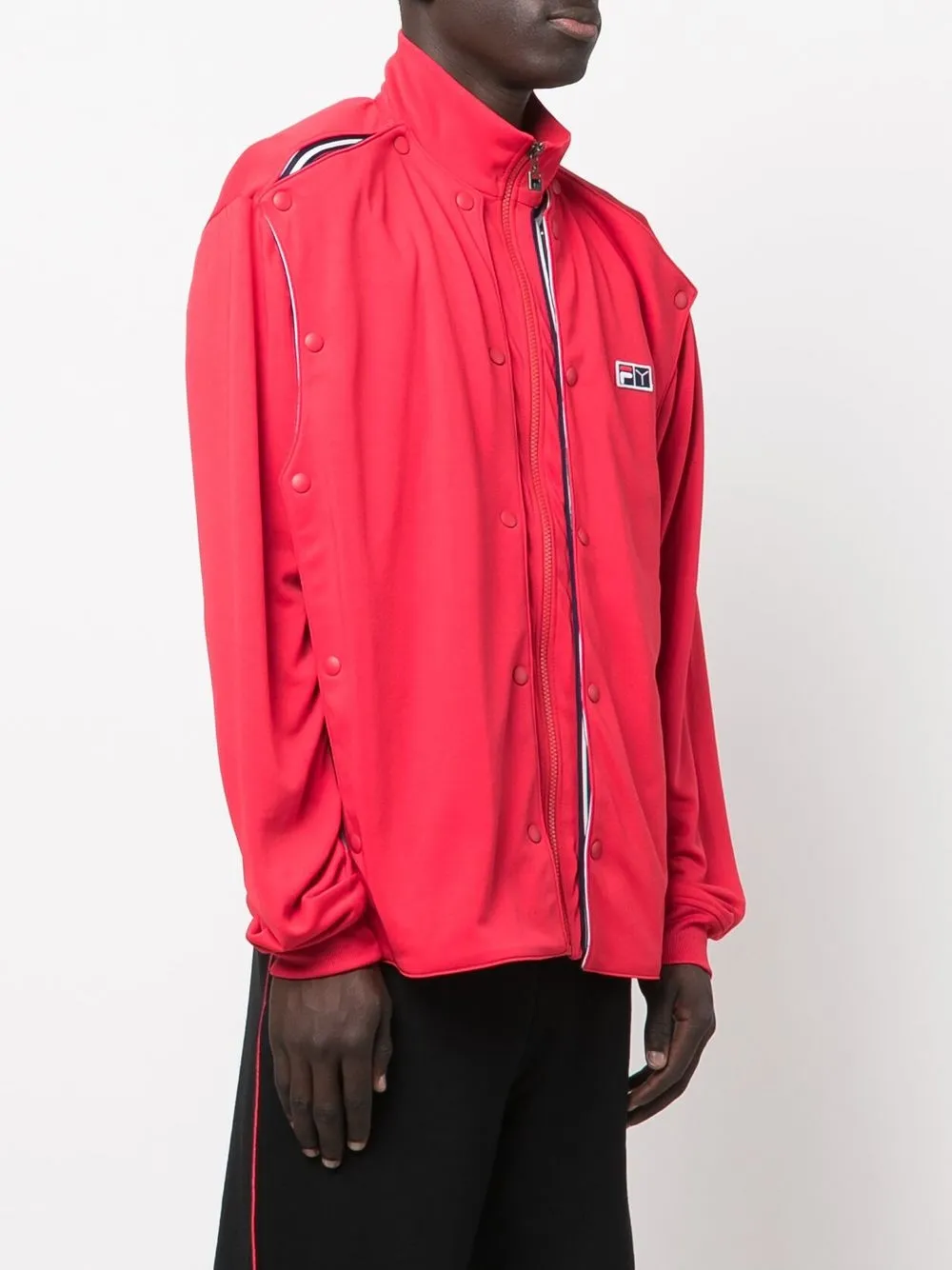 Y Project Chest Logo patch Detail Jacket Farfetch y-project-chest-logo-patch-detail-jacket-farfetch