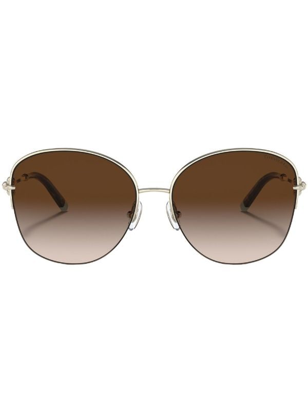 Louis Vuitton Goldtone Metal Frame and Brown Gradient Lenses