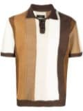 AMIRI colour-block polo shirt - Brown