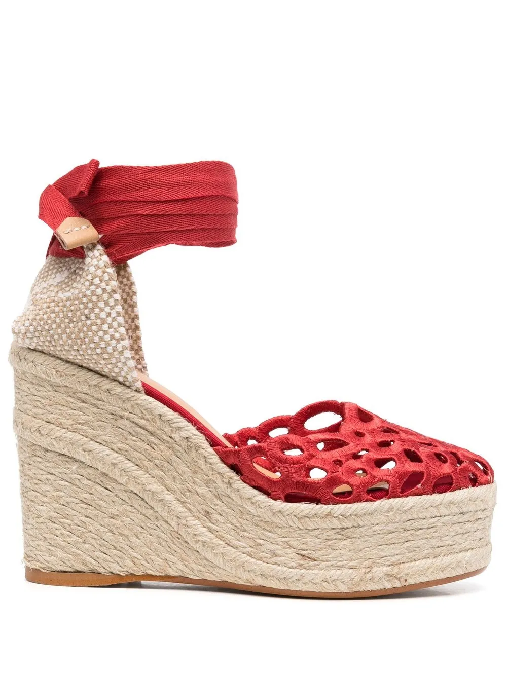 Castañer embroidered-design Wedge Espadrilles - Farfetch