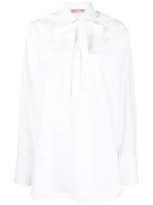 Prada ビジューボタン シャツ | ホワイト | FARFETCH JP