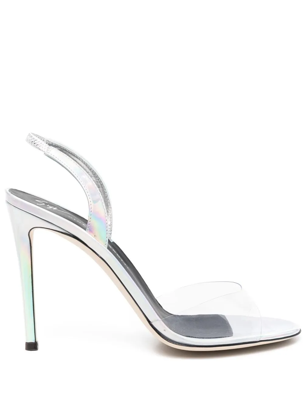 

Giuseppe Zanotti transparent-strap detail sandals - Silver
