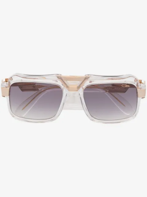 Cazal transparent-design frame sunglasses