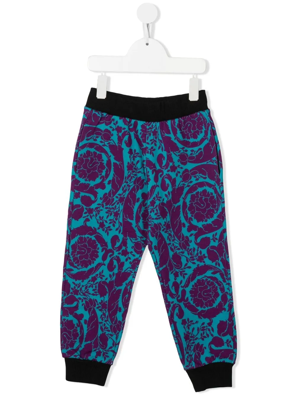 

Versace Kids joggers con motivo abstracto - Azul