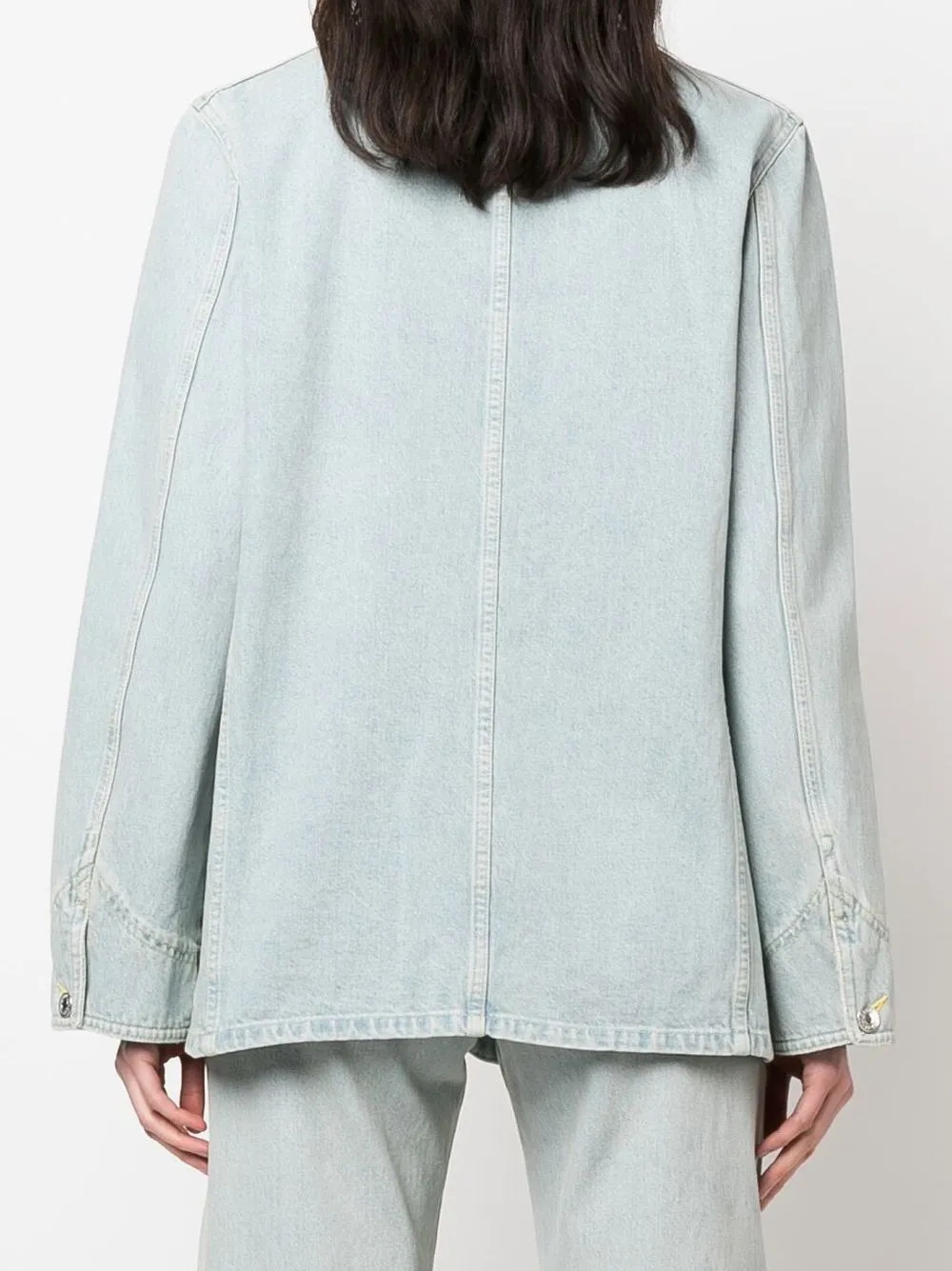 Kenzo x Nigo spijkerack met geborduurd logo Blauw