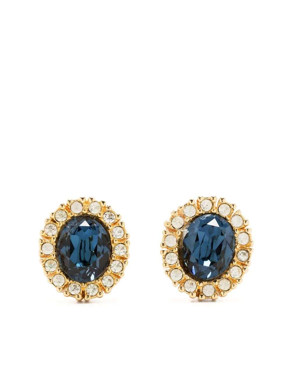 Christian Dior Pre-Owned boucles d'oreilles clips à ornements (années 1980)