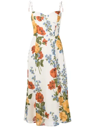 reformation juliette dress bouquet