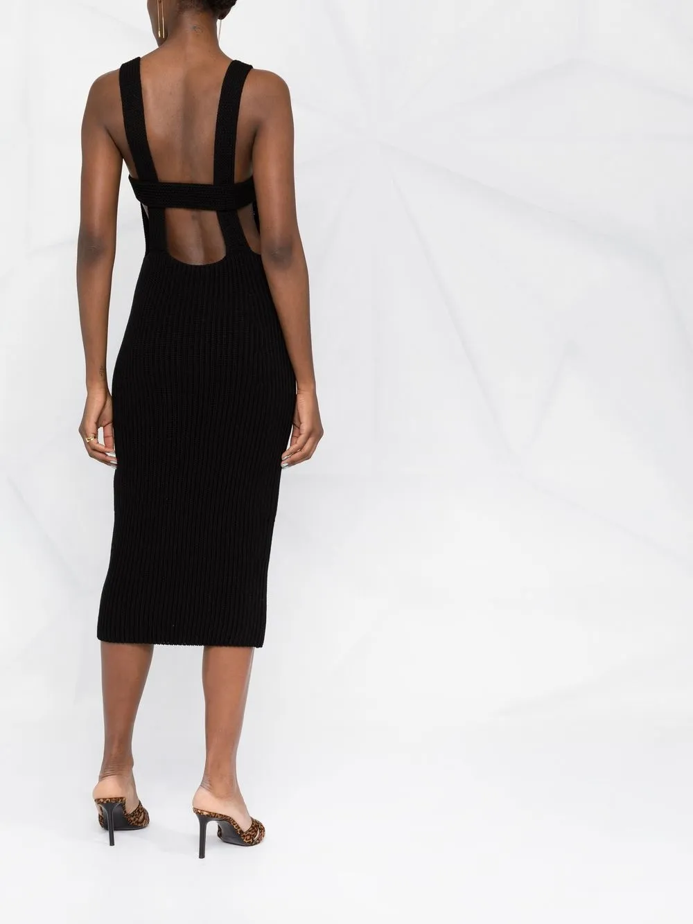 KHAITE Sleeveless Knit Midi Dress Farfetch