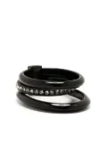 Panconesi Solar Crystal stacked ring - Black