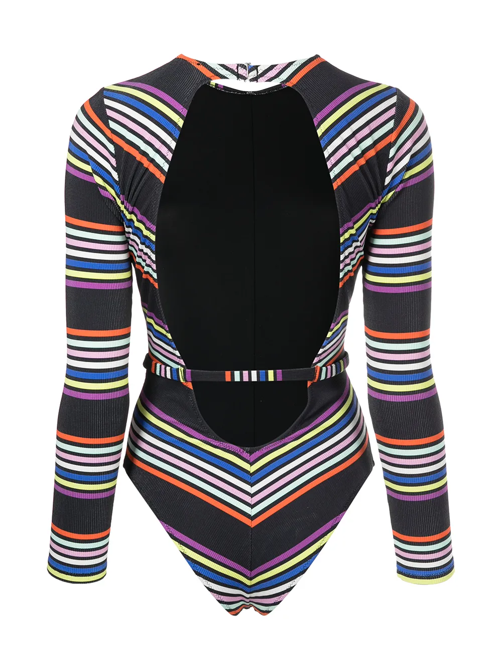 Fleur Du Mal open-back long-sleeve Swimsuit - Farfetch