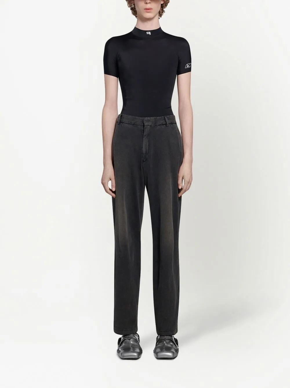 Balenciaga Straight broek - Zwart
