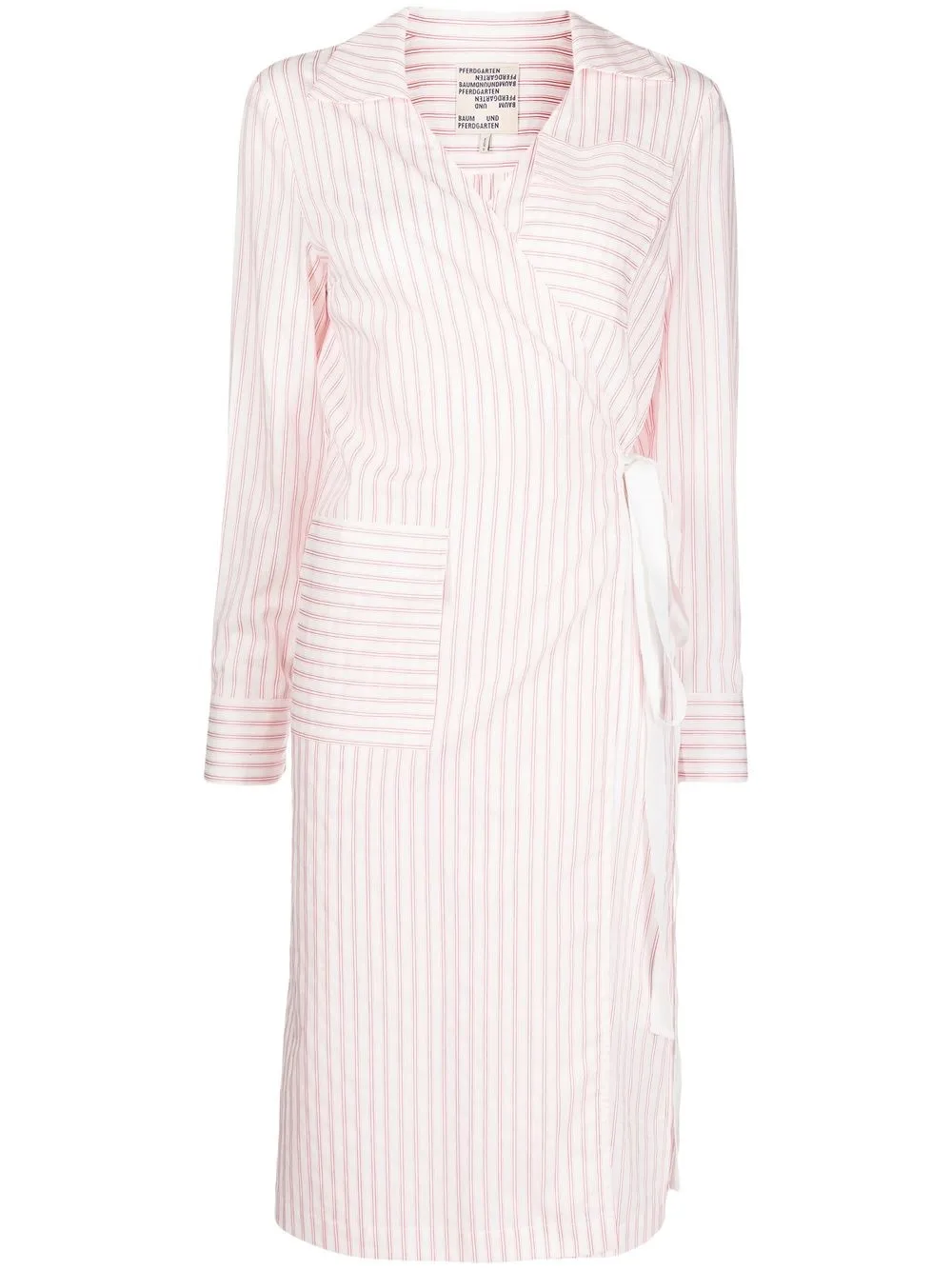 

Baum Und Pferdgarten striped shirt dress - Red