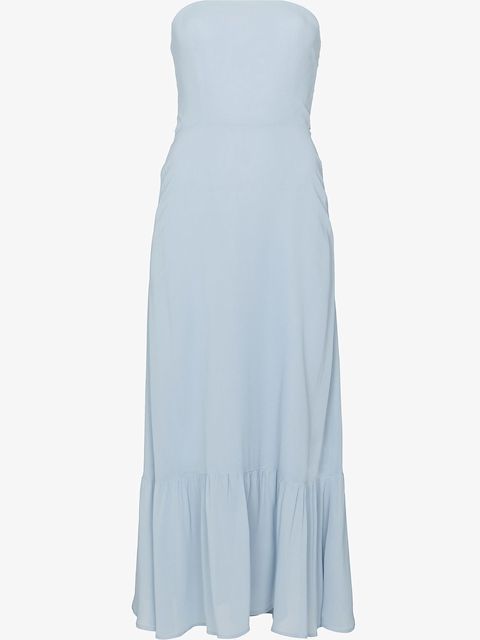 Reformation Arta strapless midi dress