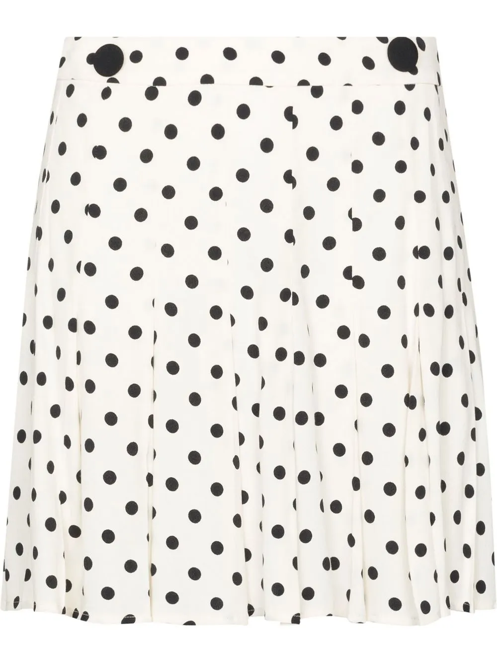 

Reformation Portia pleated mini skirt - Neutrals