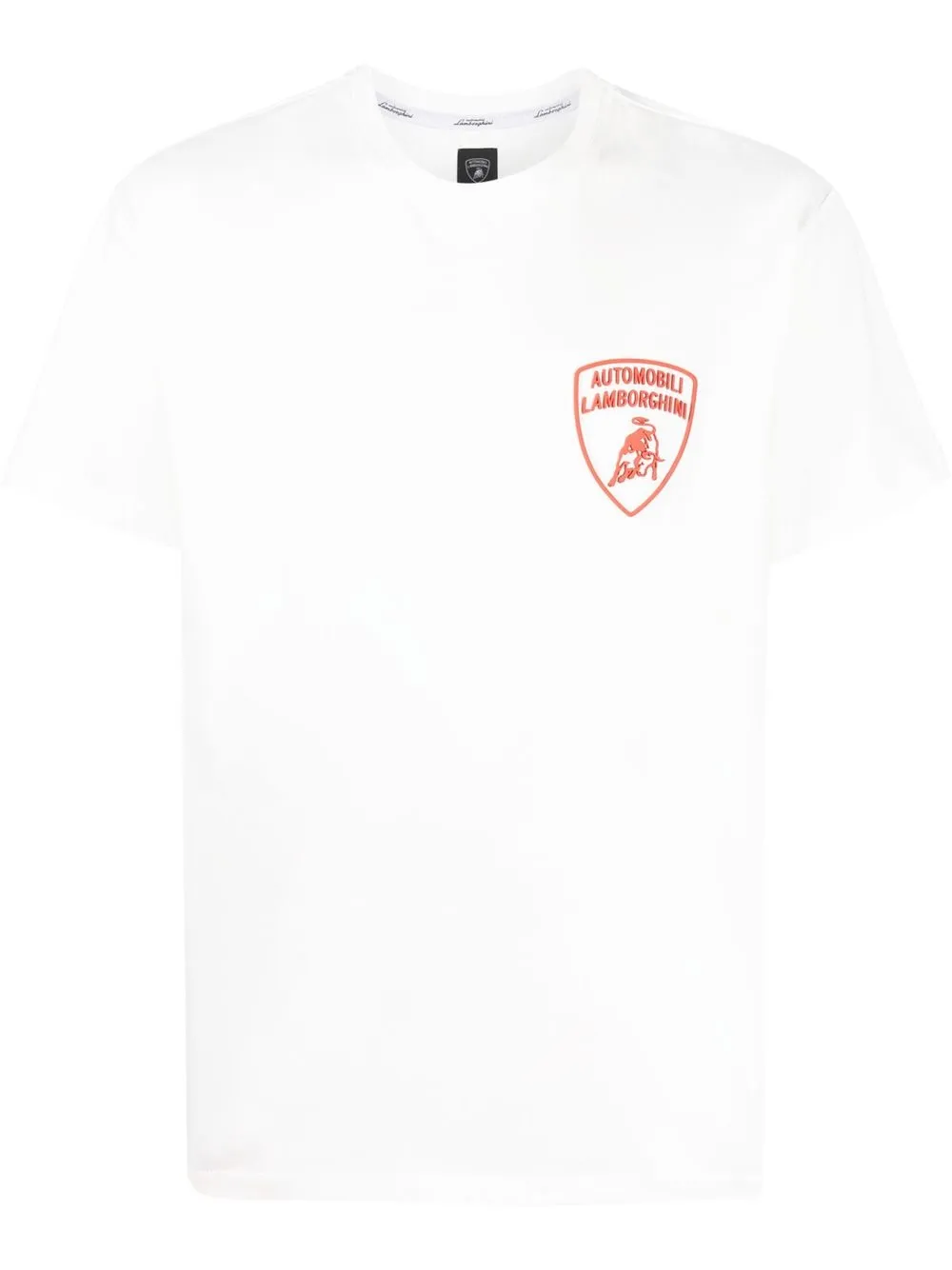

Automobili Lamborghini debossed-logo detail T-shirt - White