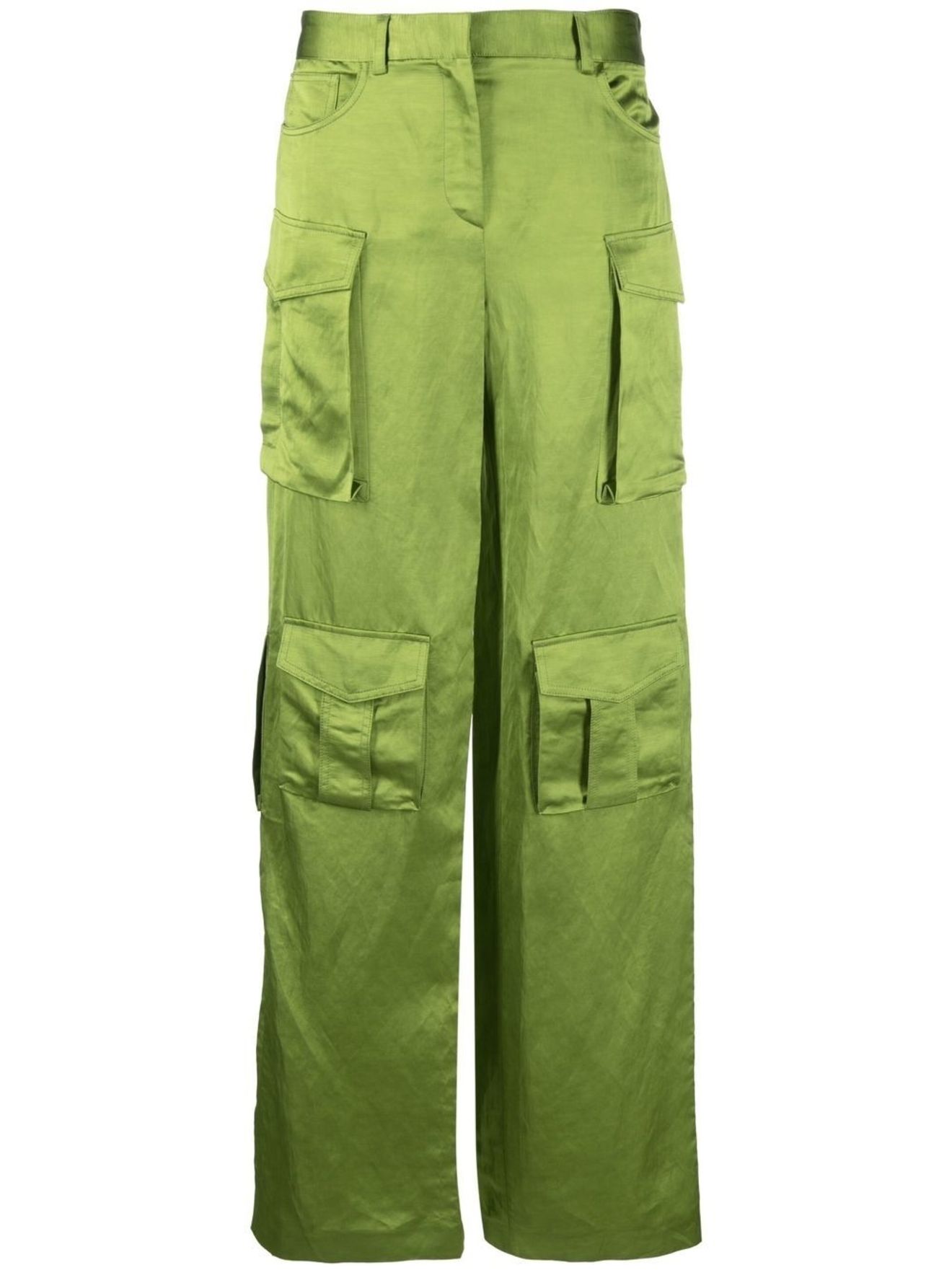 TOM FORD wide-leg cargo trousers green | MODES