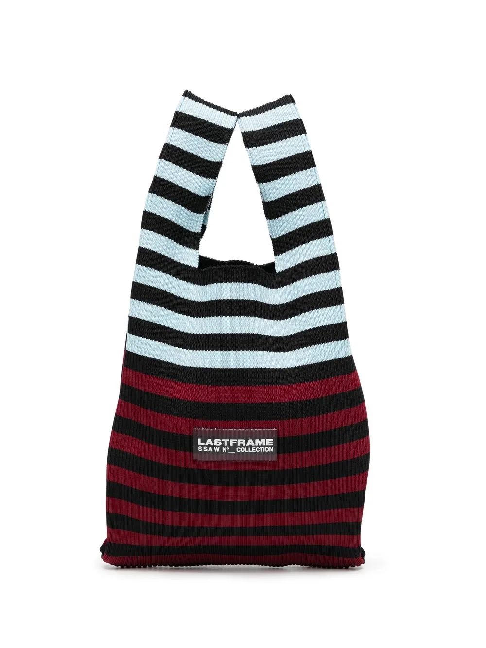 

LASTFRAME striped knitted tote bag - Multicolour