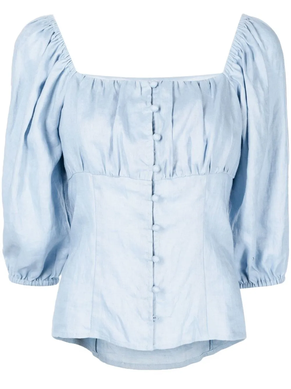 

We Are Kindred blusa Lucia con botones - Azul