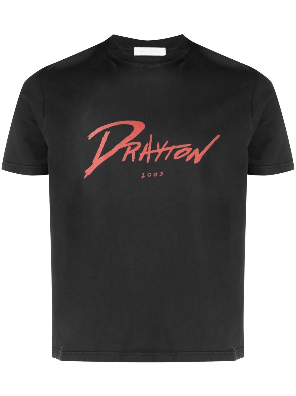 

Maximilian Davis playera con eslogan estampado - Negro