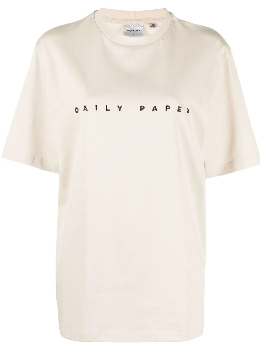 

Daily Paper embroidered-logo short-sleeve T-shirt - Neutrals