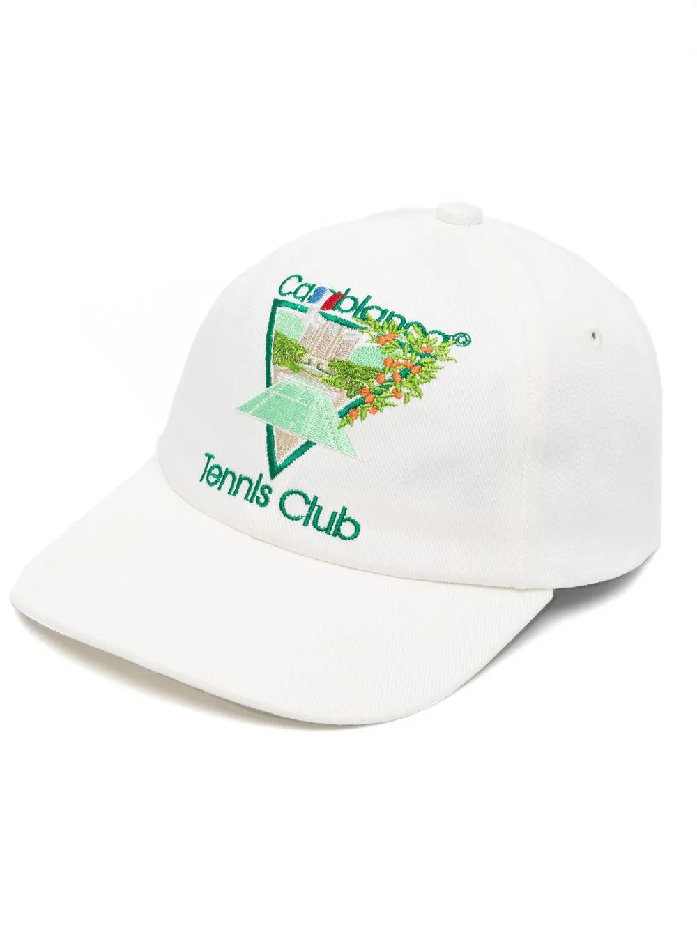 

Casablanca gorra con logo bordado - Blanco