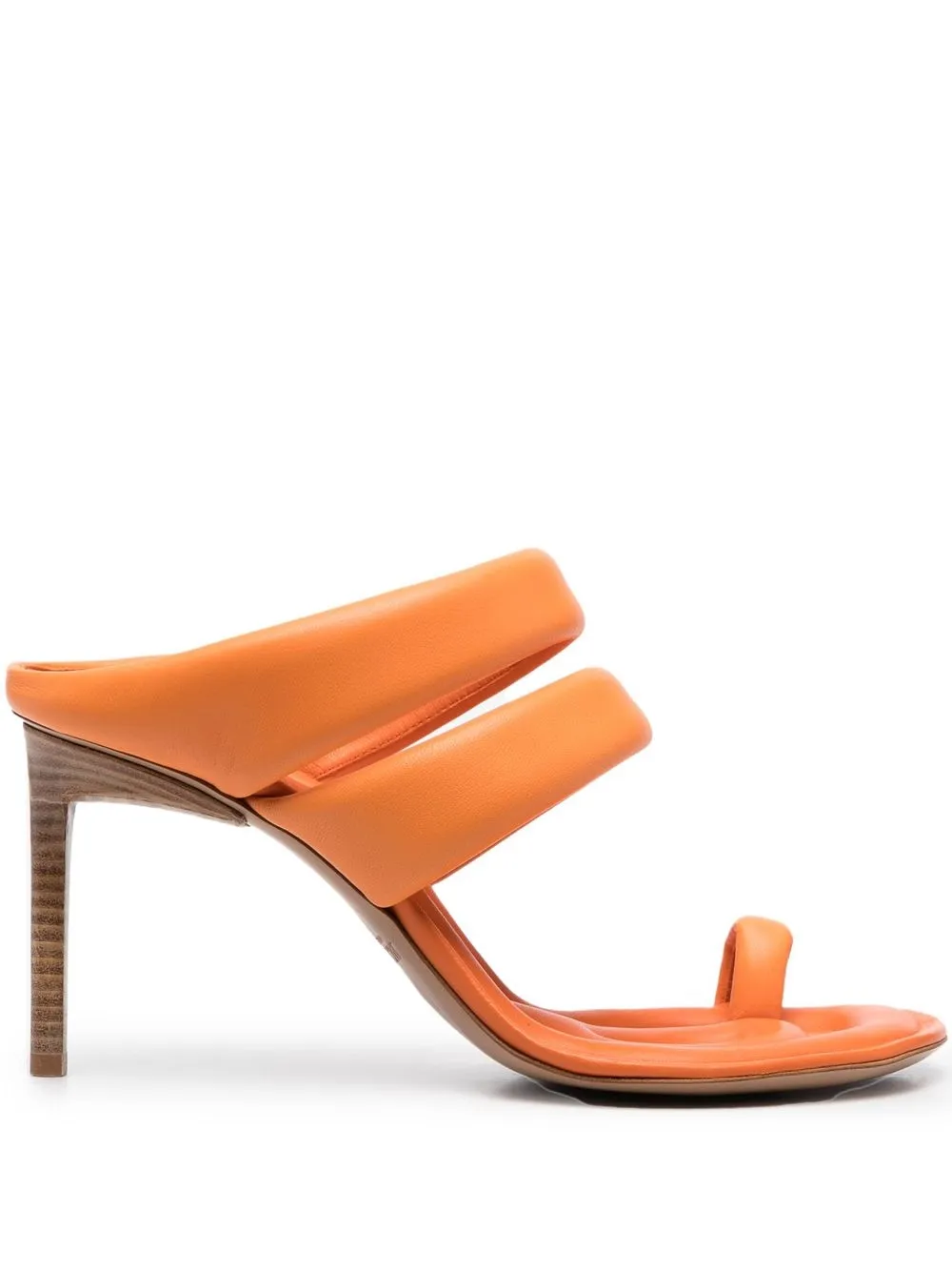 

Jacquemus zapatillas con tacón alto - Naranja