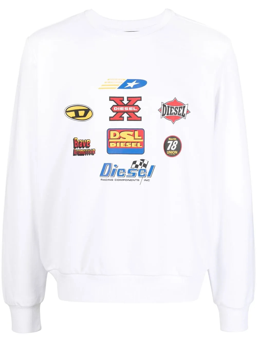 

Diesel round neck sweatshirt - White
