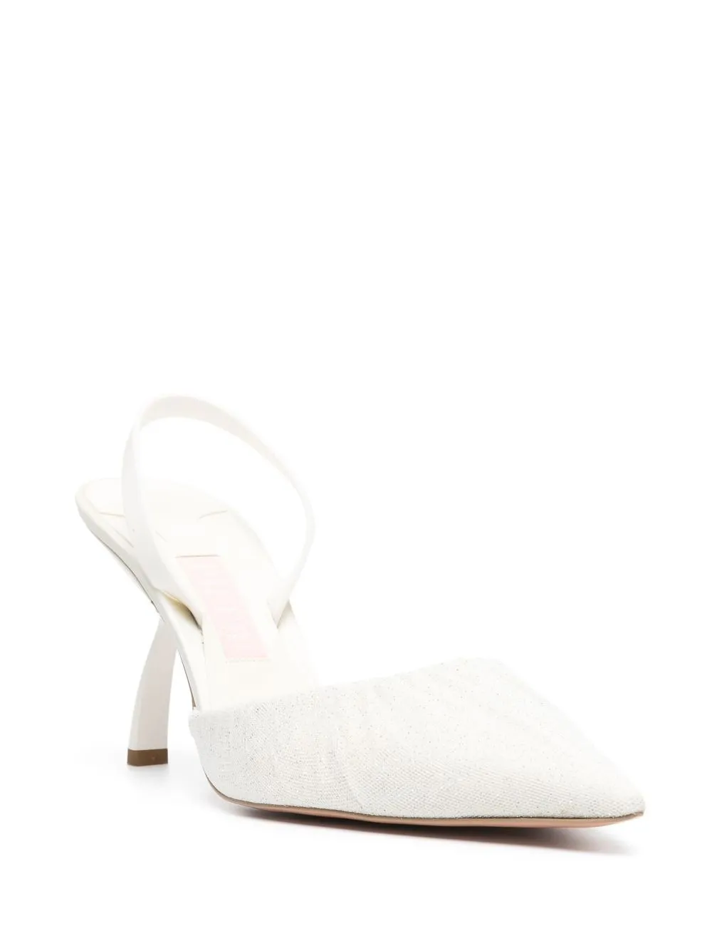 Pīferi Upanova sandalen met plateauzool - Wit