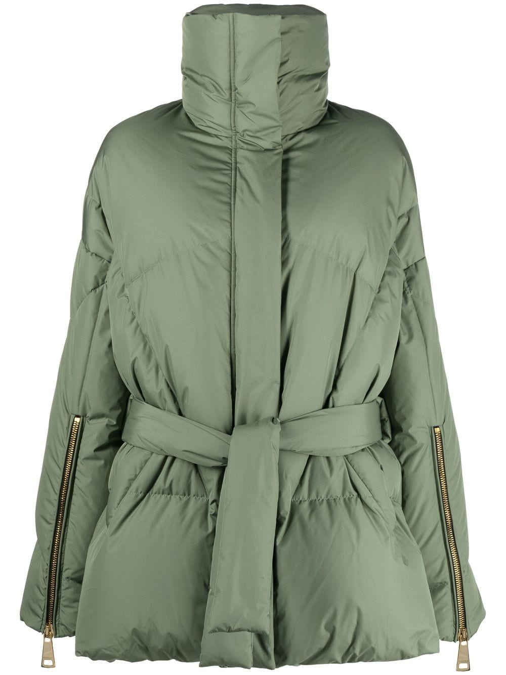 

Khrisjoy New Iconic belted puffer jacket - Green