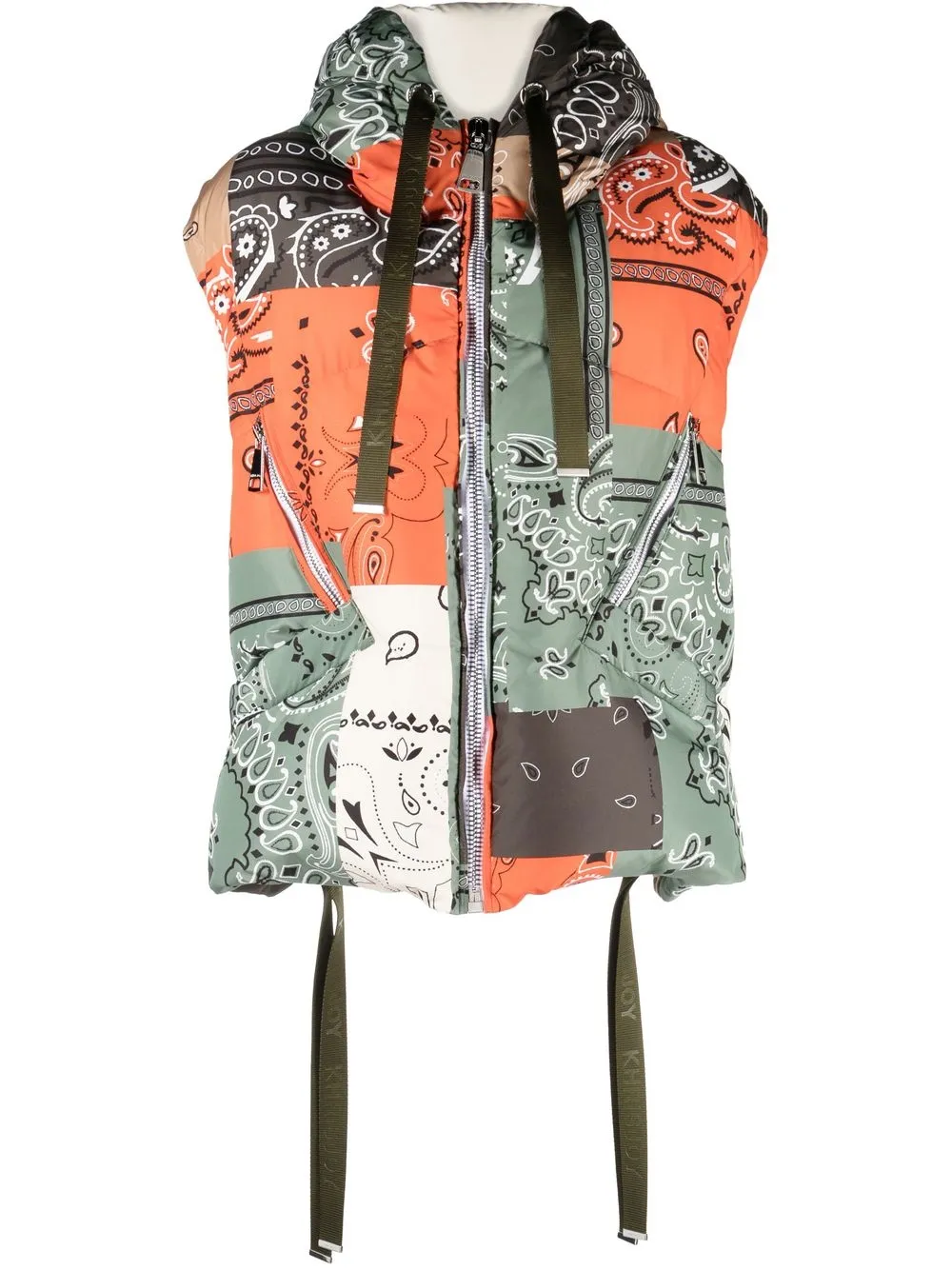 

Khrisjoy drawstring hooded gilet - Orange