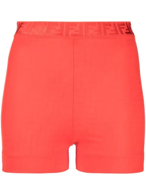 FENDI signature FF-print performance shorts