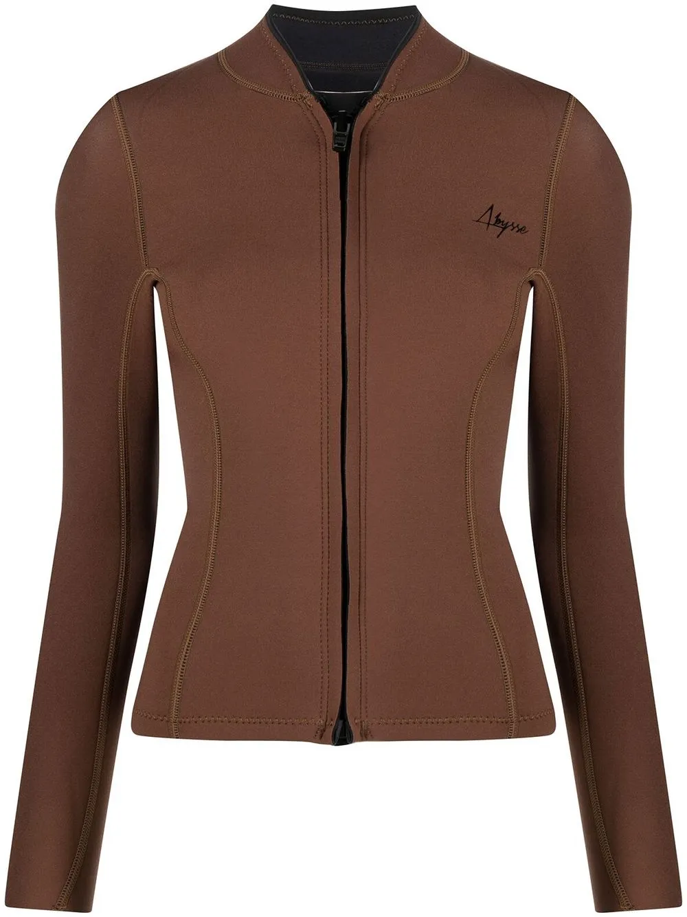 Abysse Rell zip-front top