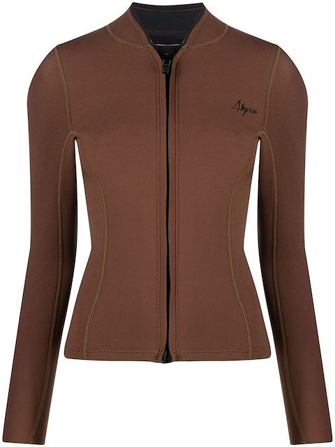 Abysse Rell zip-front top