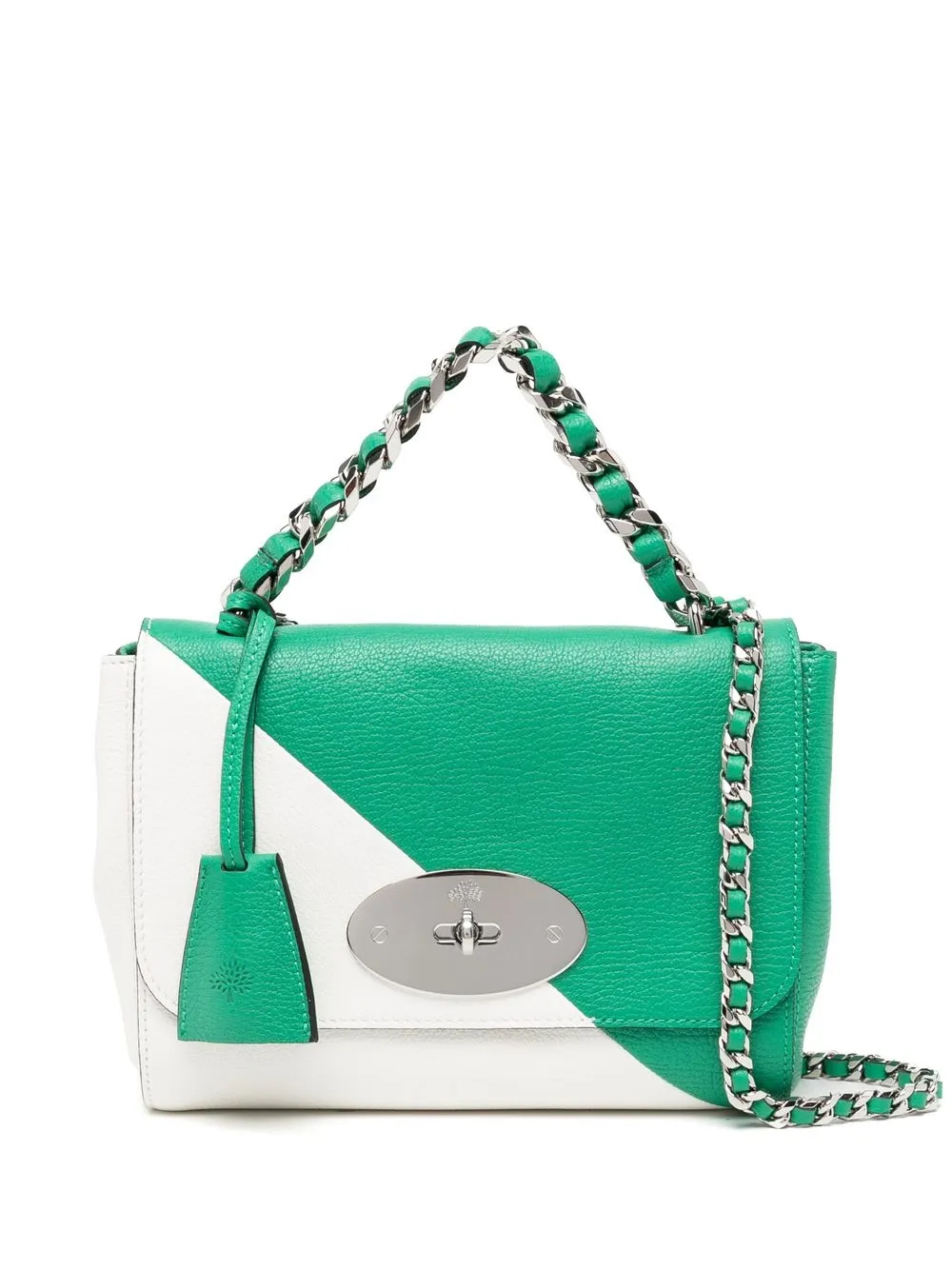 

Mulberry bolsa crossbody Tilly con diseño color block - Verde