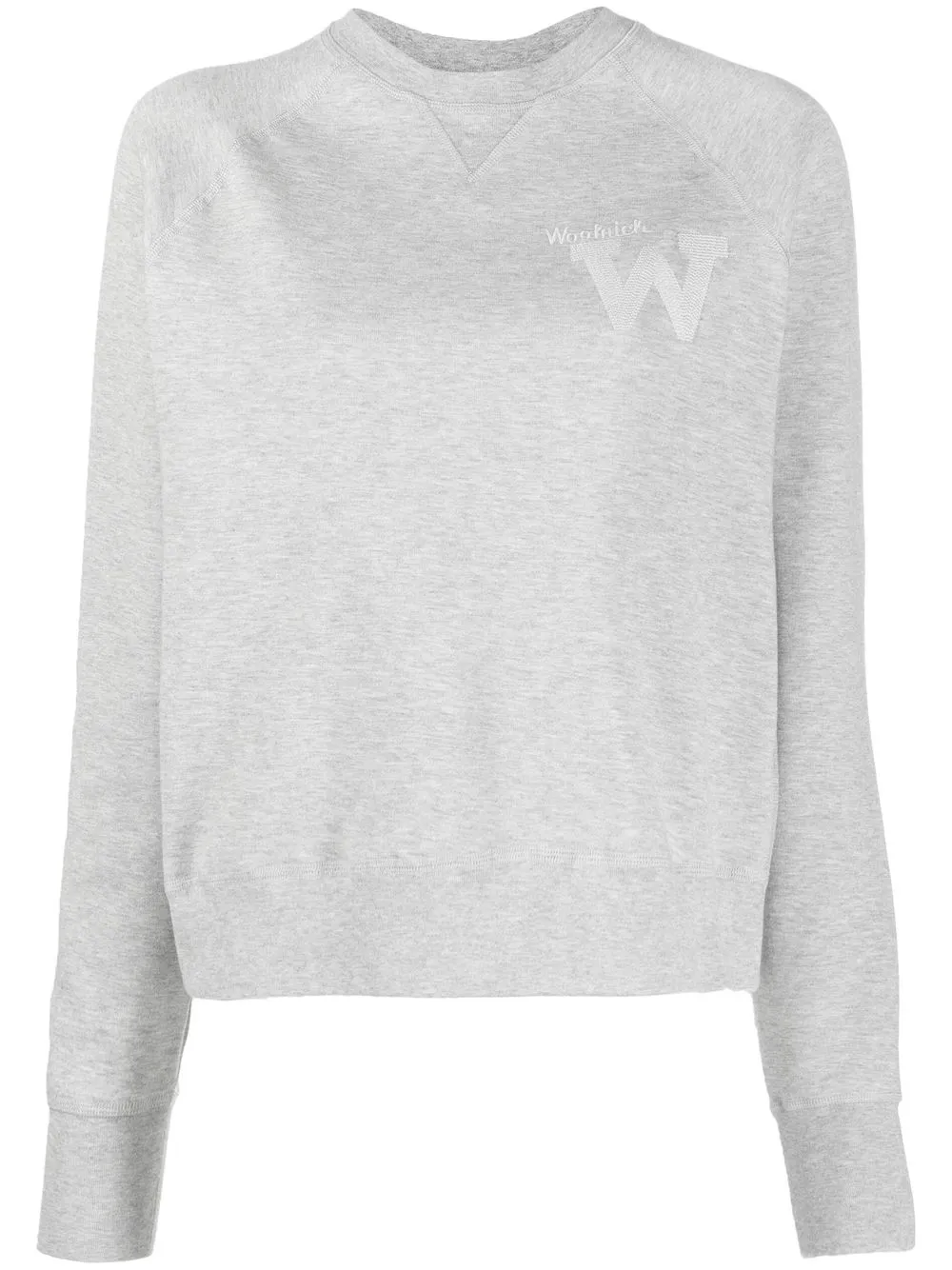 

Woolrich sudadera con logo bordado - 117 GREY MELANGE