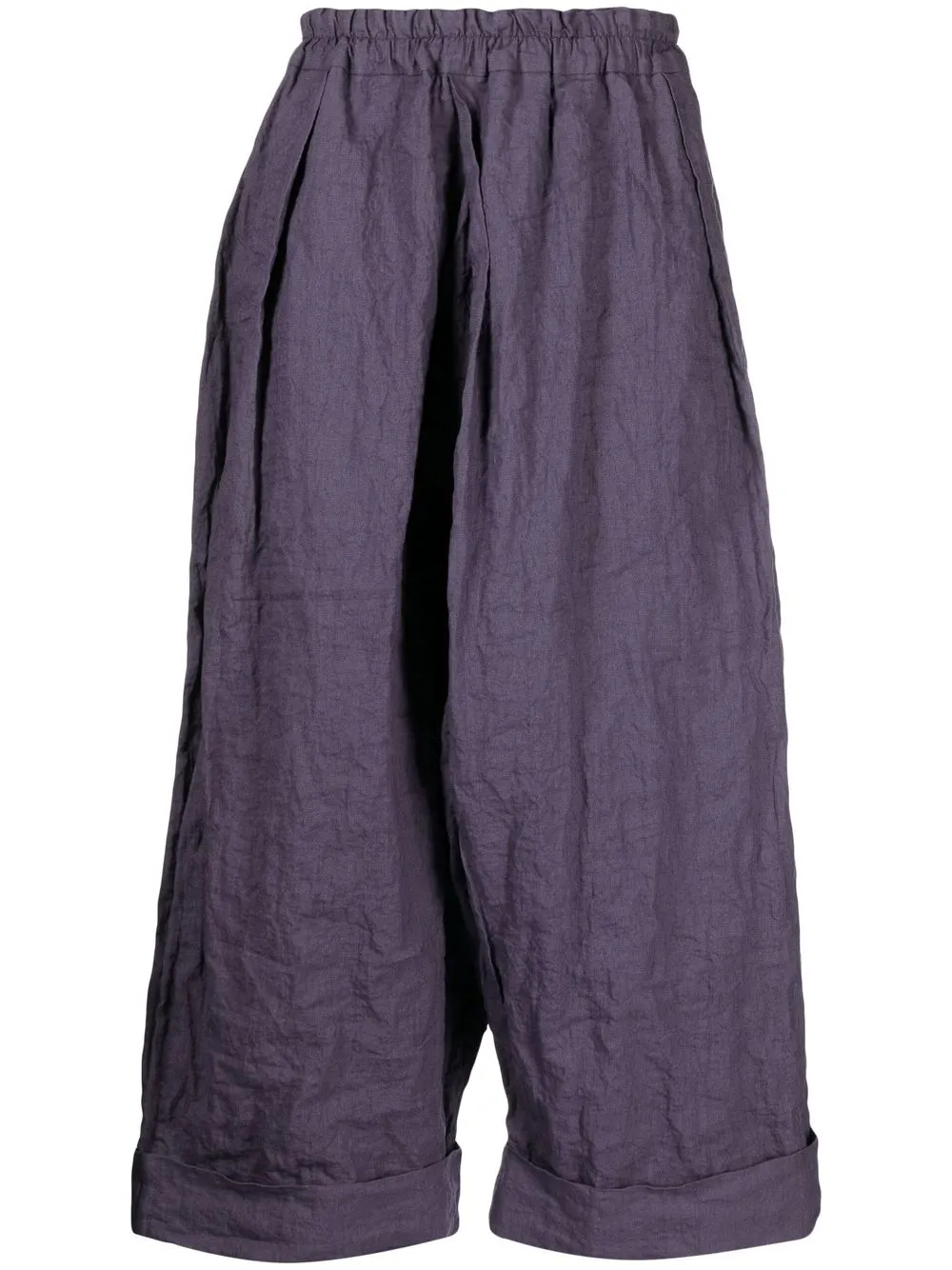 

Toogood pantalones anchos con efecto arrugado - Morado