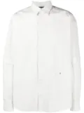 Études Studio detachable-sleeved cotton shirt - Neutrals