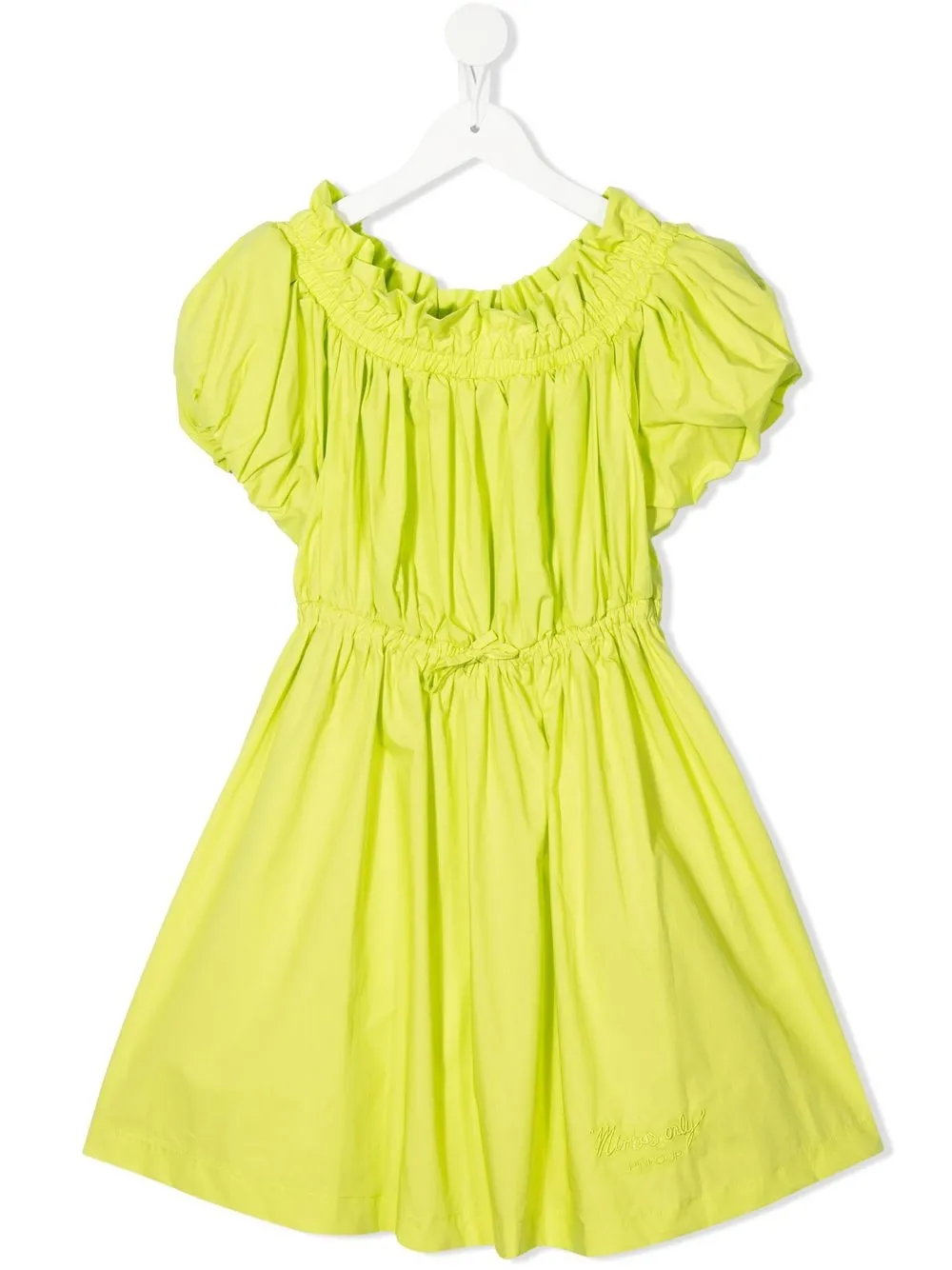 

Pinko Kids vestido con volantes - Verde