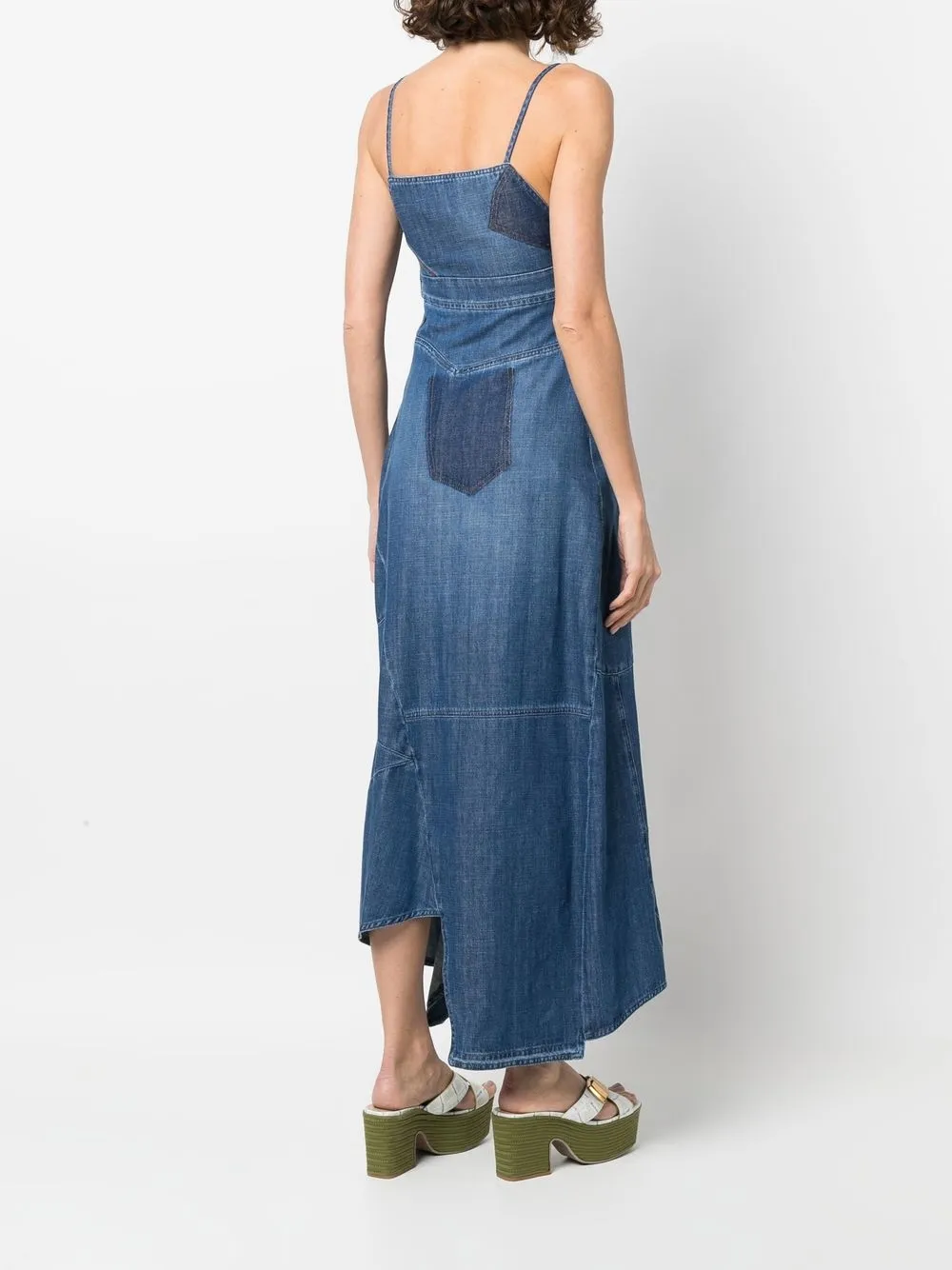 LOEWE Asymmetrische jurk Blauw