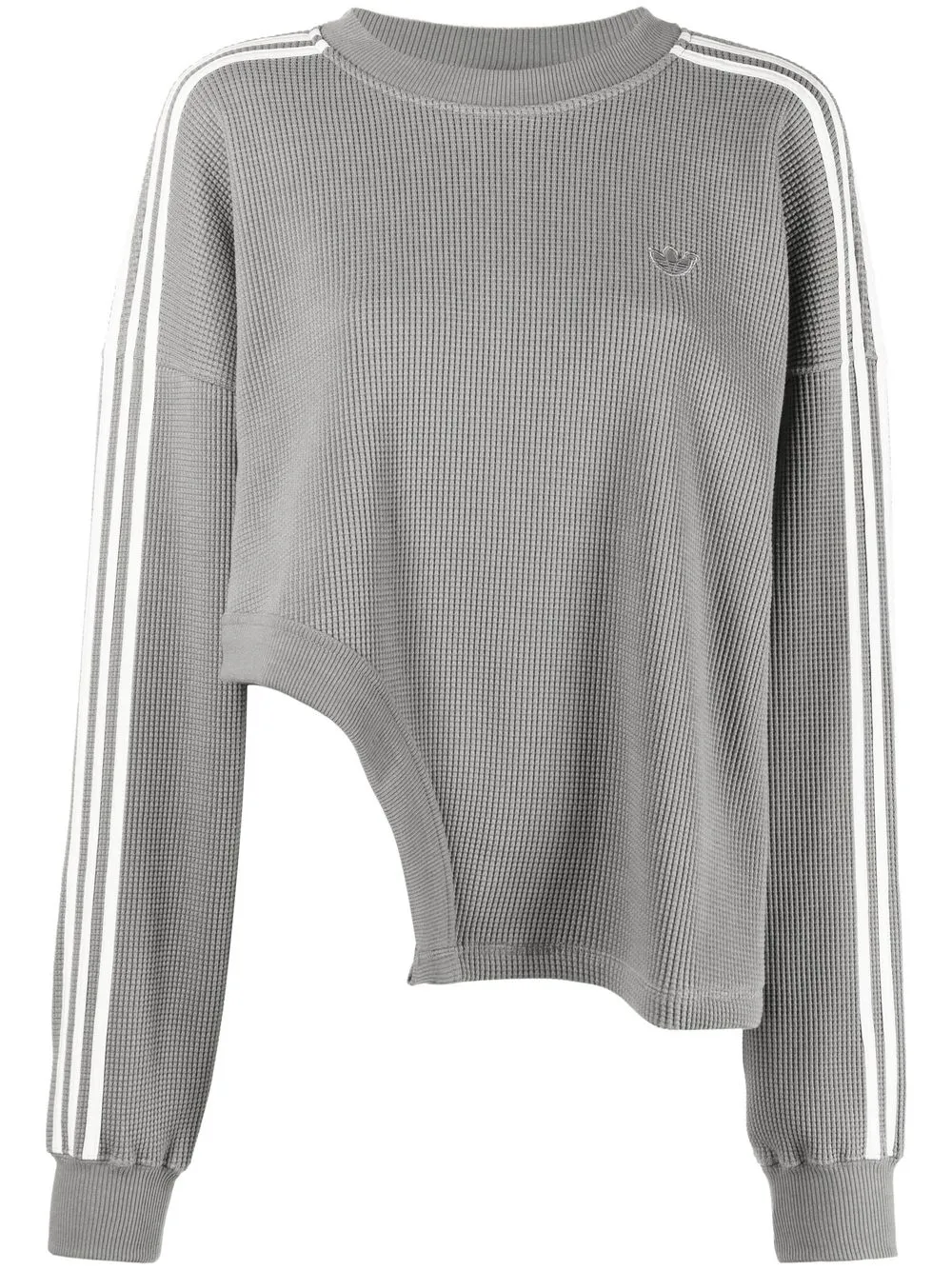 

adidas sudadera con parche del logo bordado - Gris