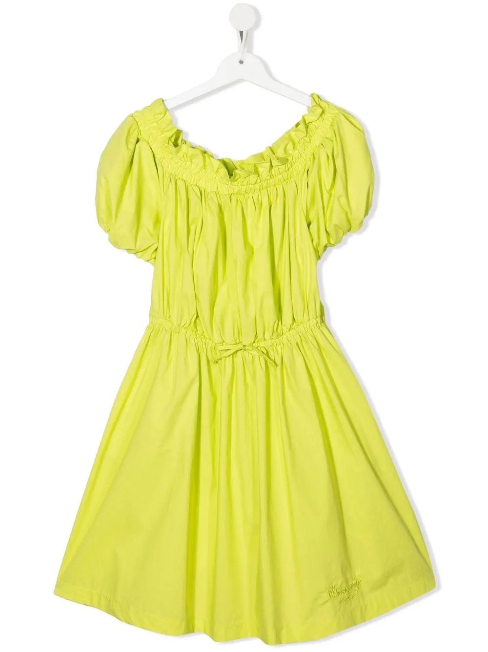 

Pinko Kids TEEN ruffled-detail dress - Orange