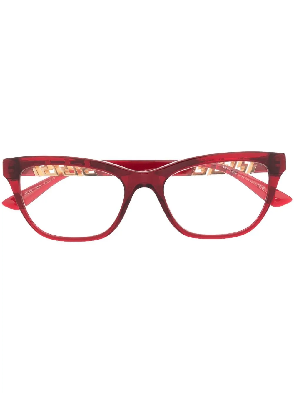 

Versace Eyewear rectangular-frame glasses - Red