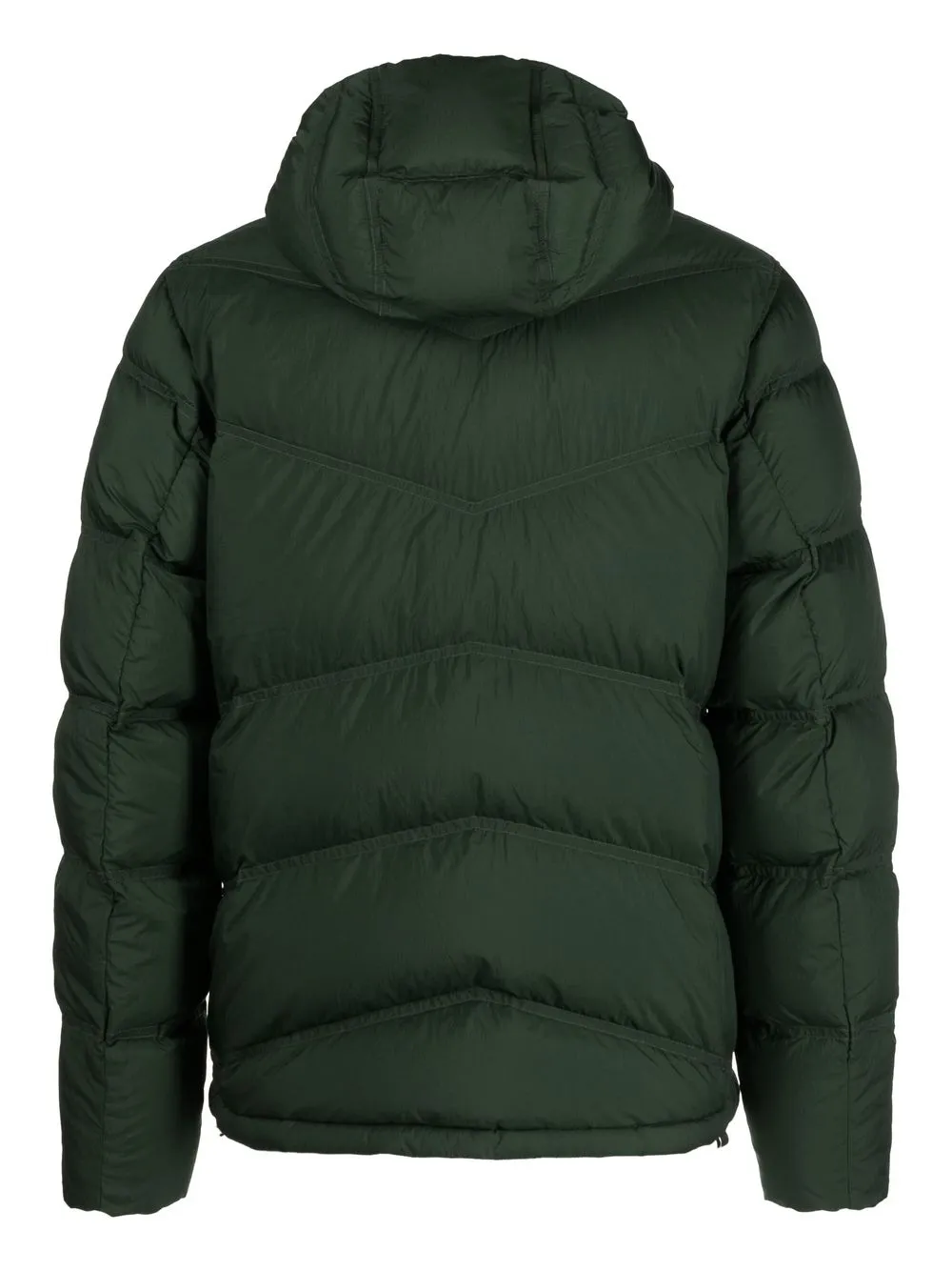 Orlebar Brown Jack met capuchon - Groen