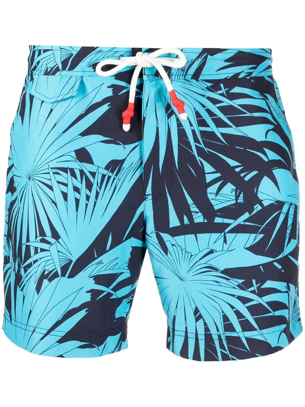 

Orlebar Brown palm-tree print swim shorts - Blue