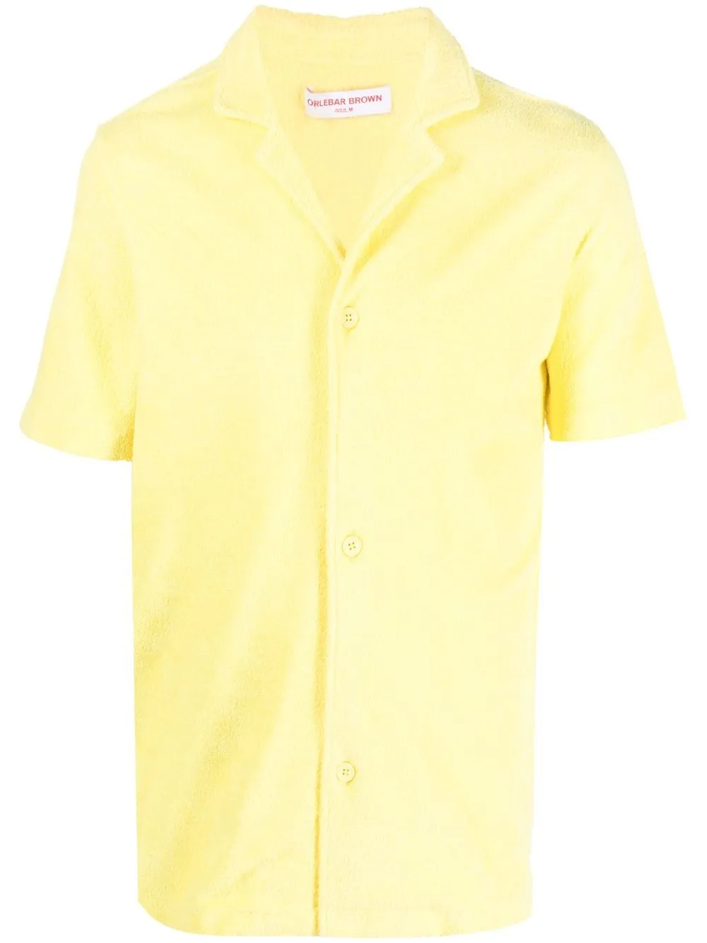 

Orlebar Brown Howell terry-cloth shirt - Yellow