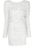 Retrofete Mertzi sequin-embellished mini dress - White